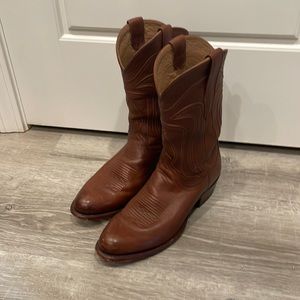 Men’s Tecovas Cartwright Cowboy Boots- Bourbon Calf